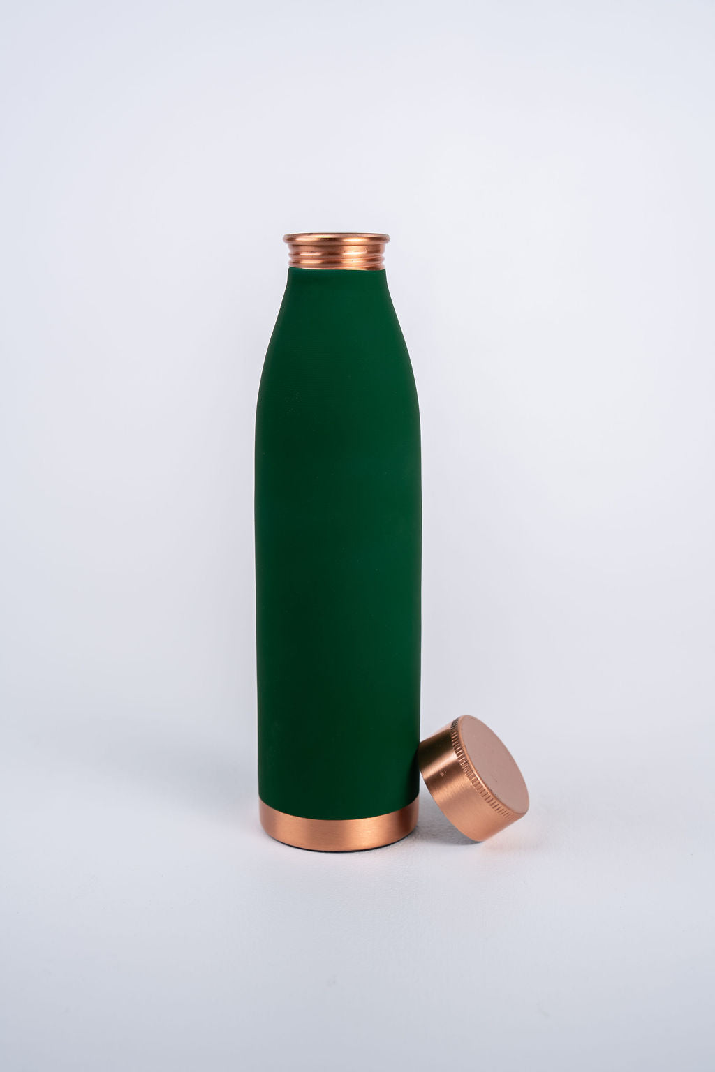 Copper Silk Finish Bottle Turquoise 900ml