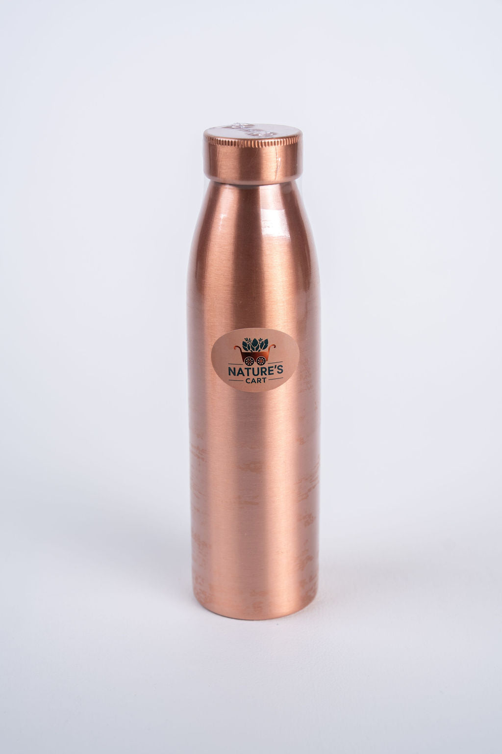 Copper Plain Bottle 900ml Shine Finish