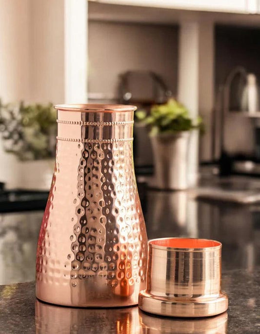 Copper Hammered Bedroom Bottle image 7