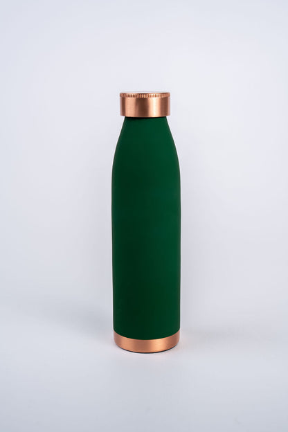 Copper Silk Finish Bottle Turquoise 900ml