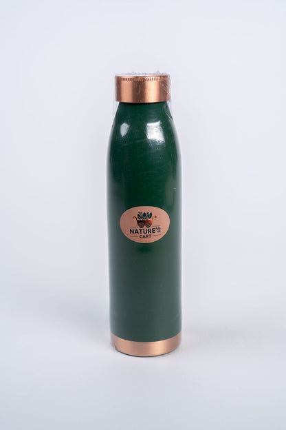 Copper Silk Finish Bottle Turquoise 900ml