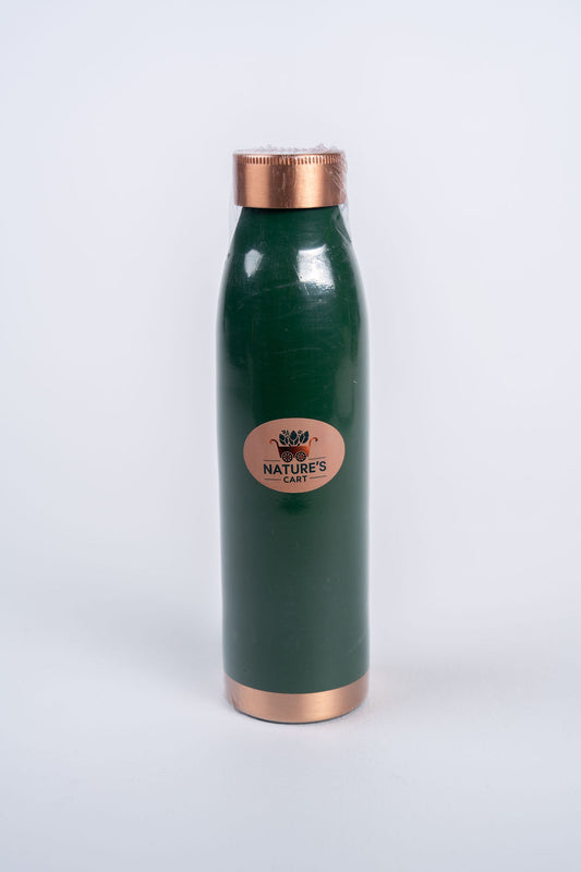 Copper Silk Finish Bottle Turquoise 900ml