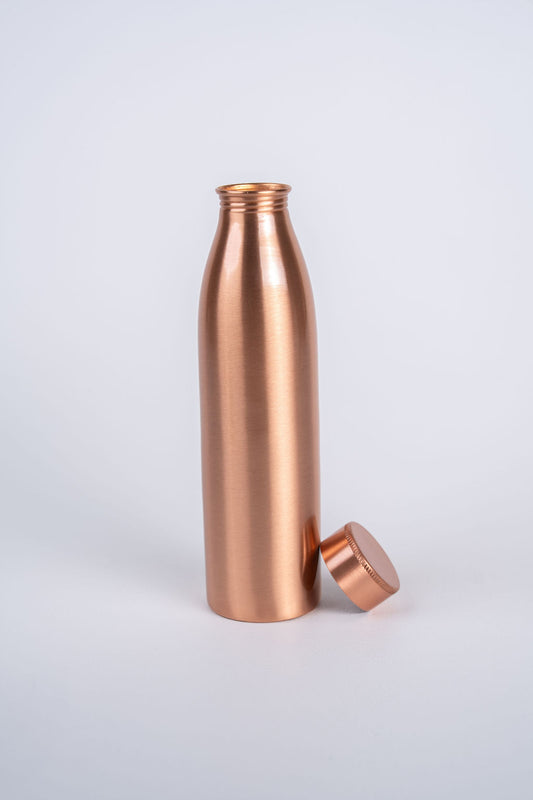 Copper Plain Bottle 900ml Shine Finish