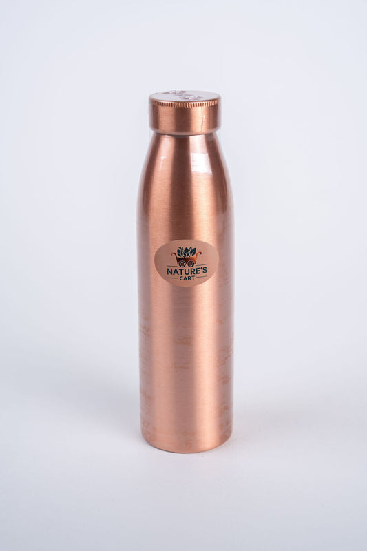 Copper Plain Bottle 900ml Shine Finish