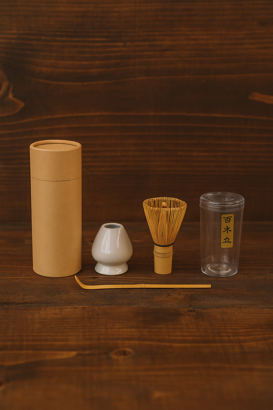 3Pcs Matcha Tea Whisk Set I Bamboo I Ceramic