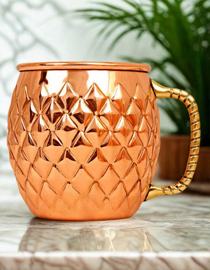 Copper Diamond Moscow Mule Mug 3