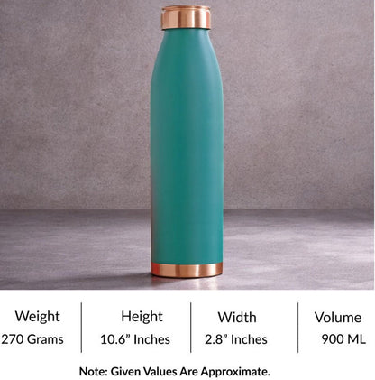 Copper Silk Finish Bottle features
